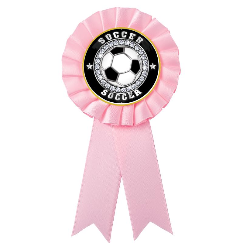 PINK MYLAR ROSETTES