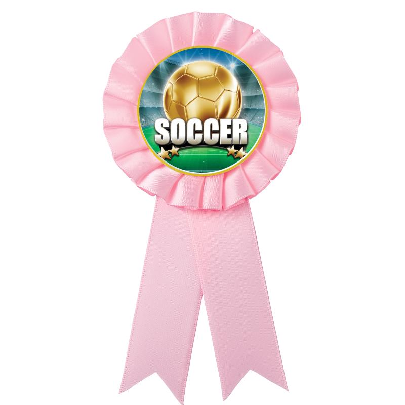 PINK MYLAR ROSETTES