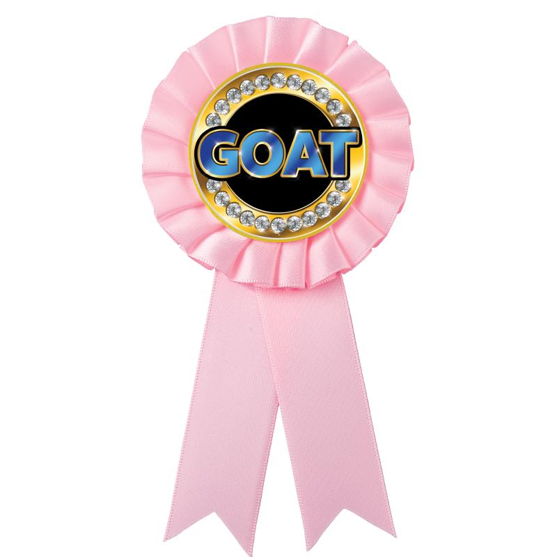 PINK MYLAR ROSETTES