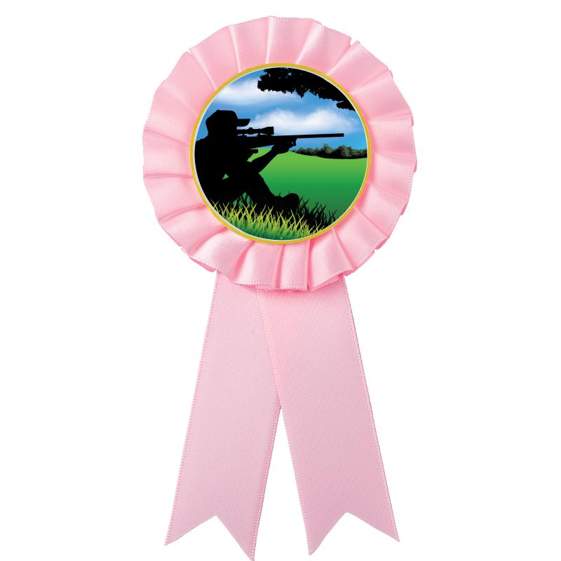 PINK MYLAR ROSETTES