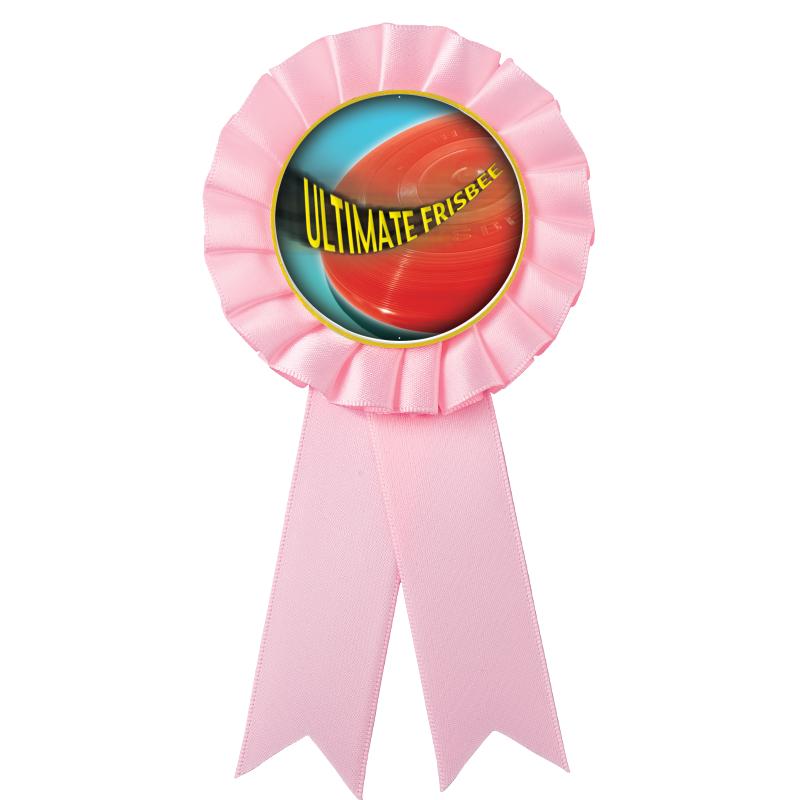 PINK MYLAR ROSETTES