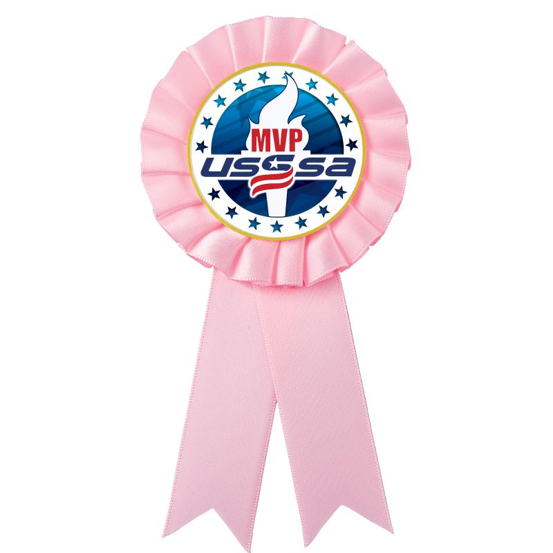PINK MYLAR ROSETTES