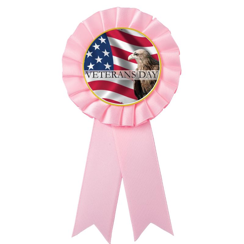 PINK MYLAR ROSETTES
