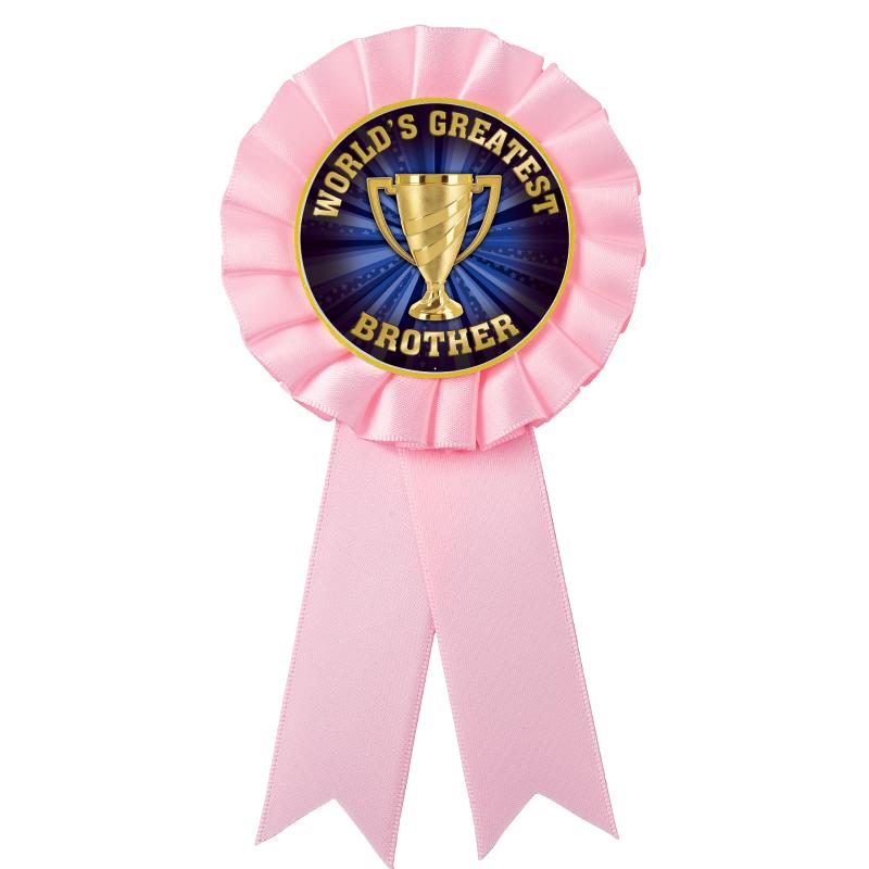 PINK MYLAR ROSETTES