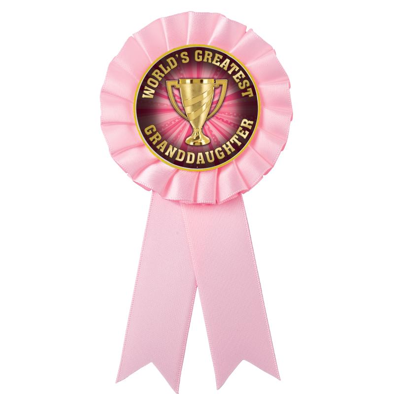 PINK MYLAR ROSETTES