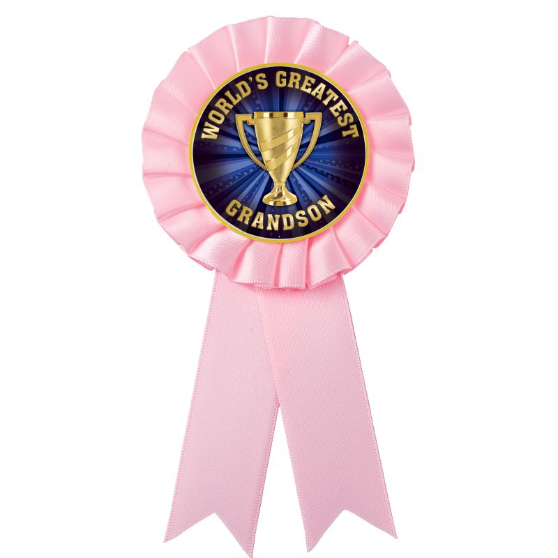 PINK MYLAR ROSETTES