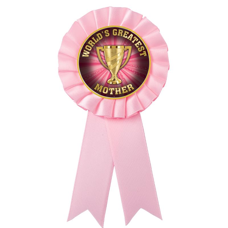 PINK MYLAR ROSETTES