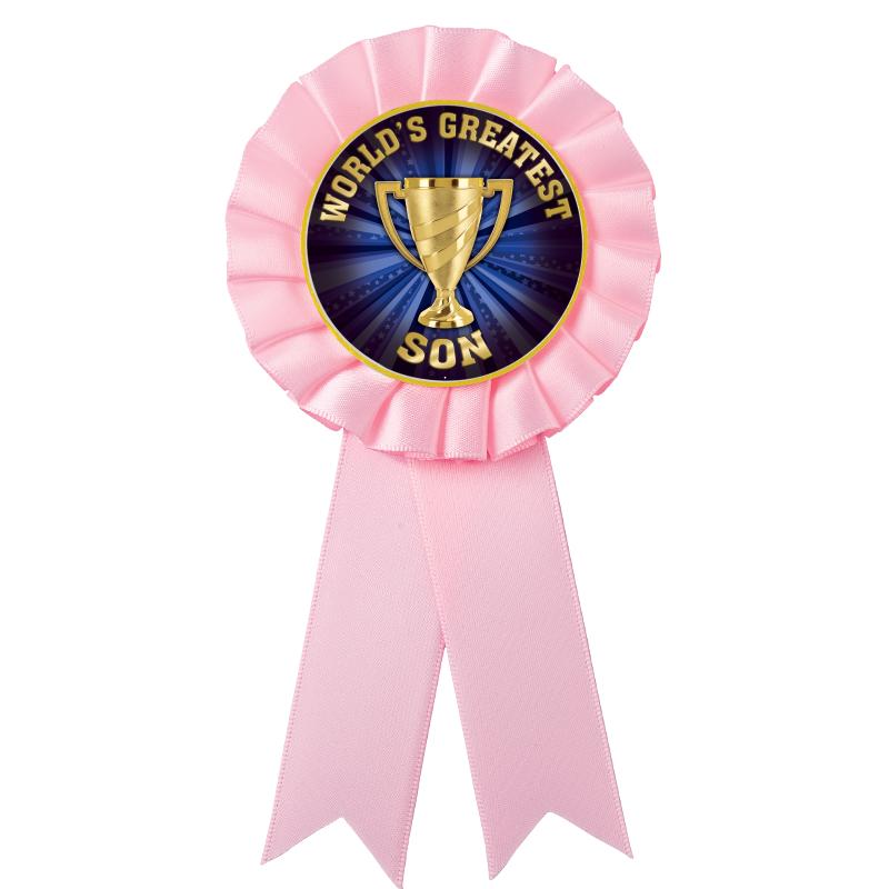 PINK MYLAR ROSETTES