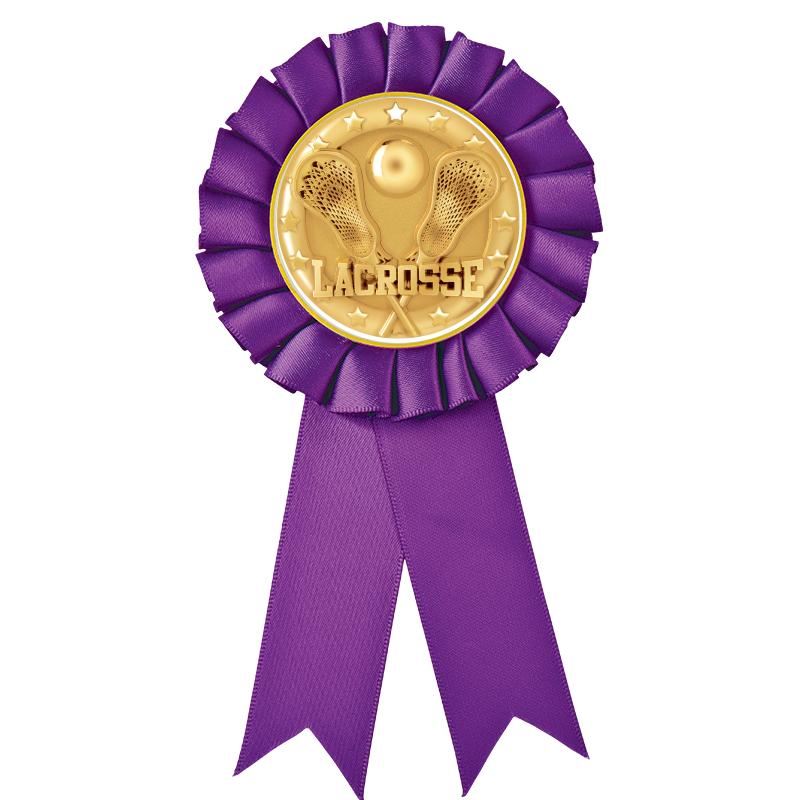 PURPLE MYLAR ROSETTES