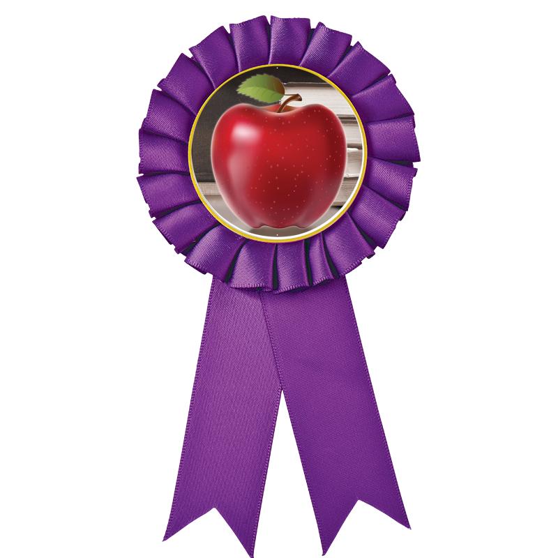 PURPLE MYLAR ROSETTES
