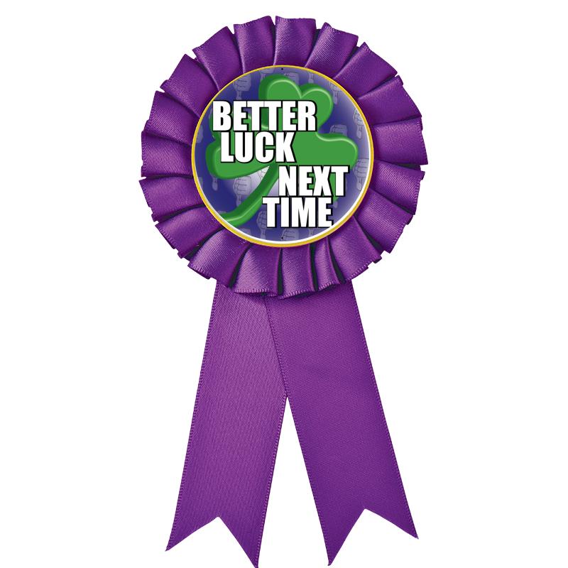 PURPLE MYLAR ROSETTES