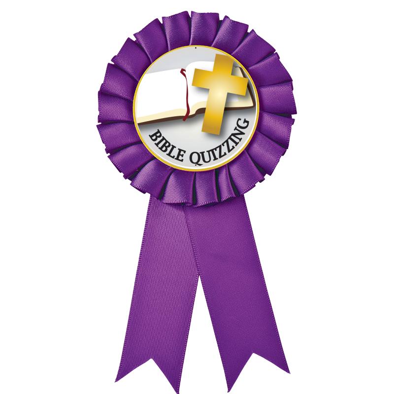 PURPLE MYLAR ROSETTES