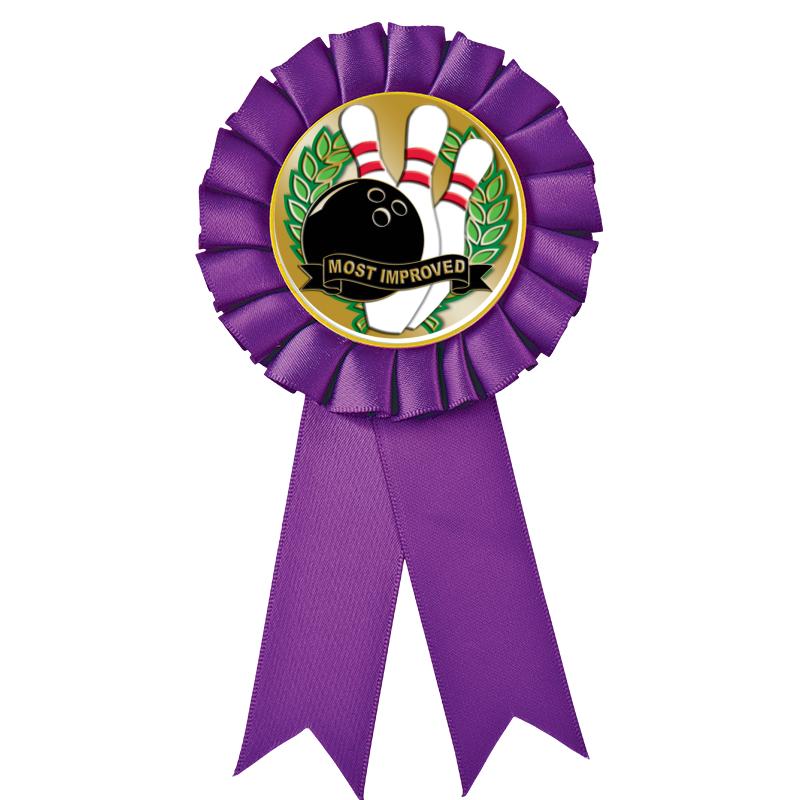 PURPLE MYLAR ROSETTES