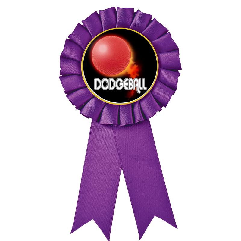 PURPLE MYLAR ROSETTES