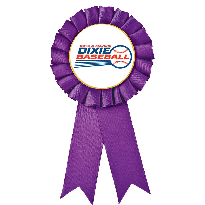 PURPLE MYLAR ROSETTES