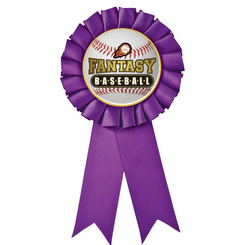 PURPLE MYLAR ROSETTES