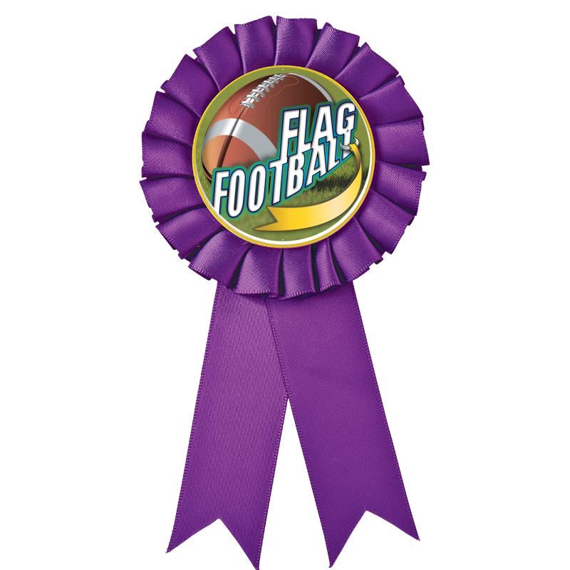 PURPLE MYLAR ROSETTES