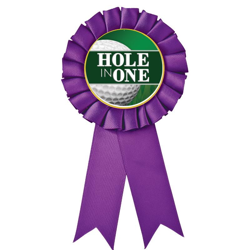 PURPLE MYLAR ROSETTES