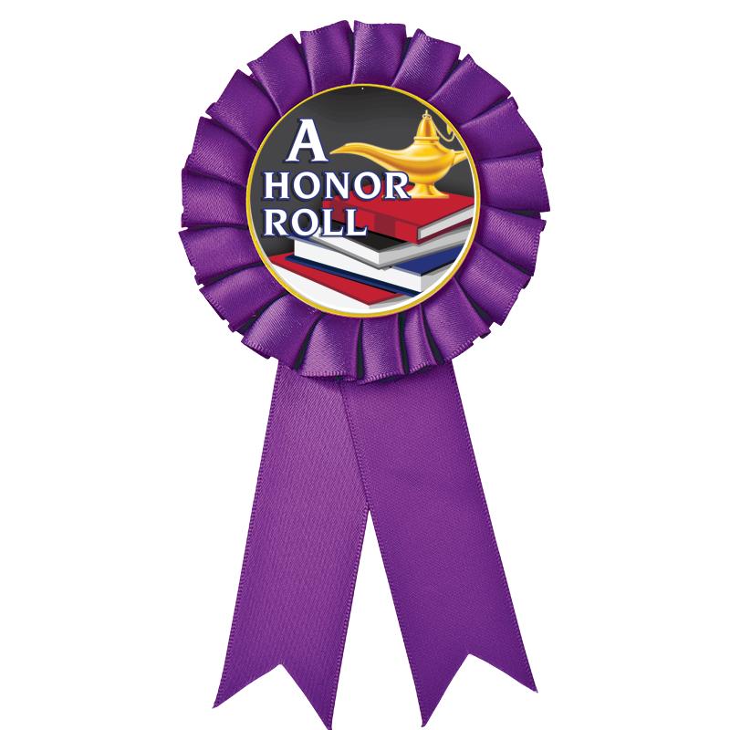 PURPLE MYLAR ROSETTES