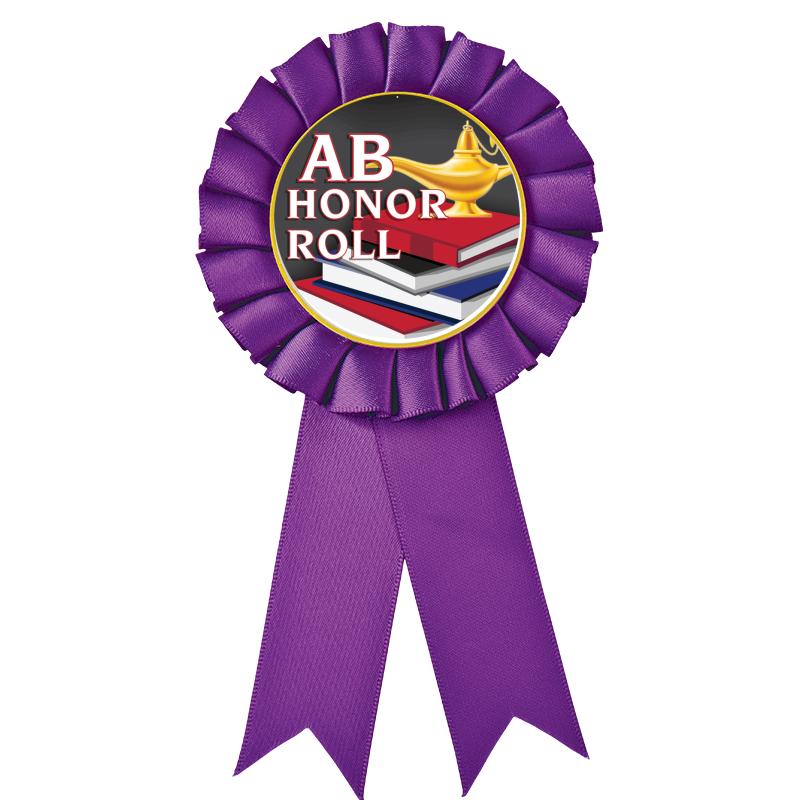 PURPLE MYLAR ROSETTES