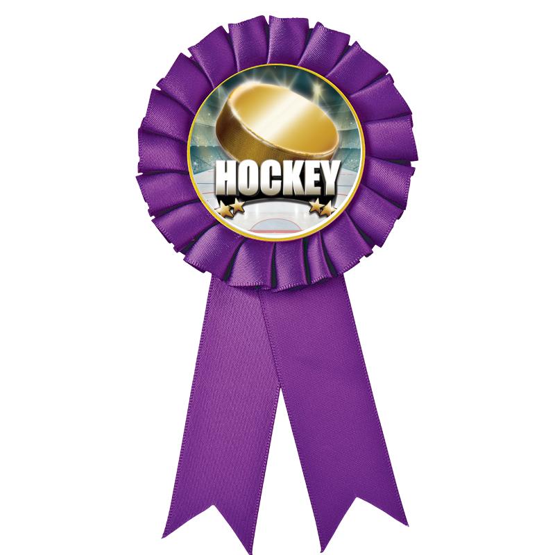 PURPLE MYLAR ROSETTES