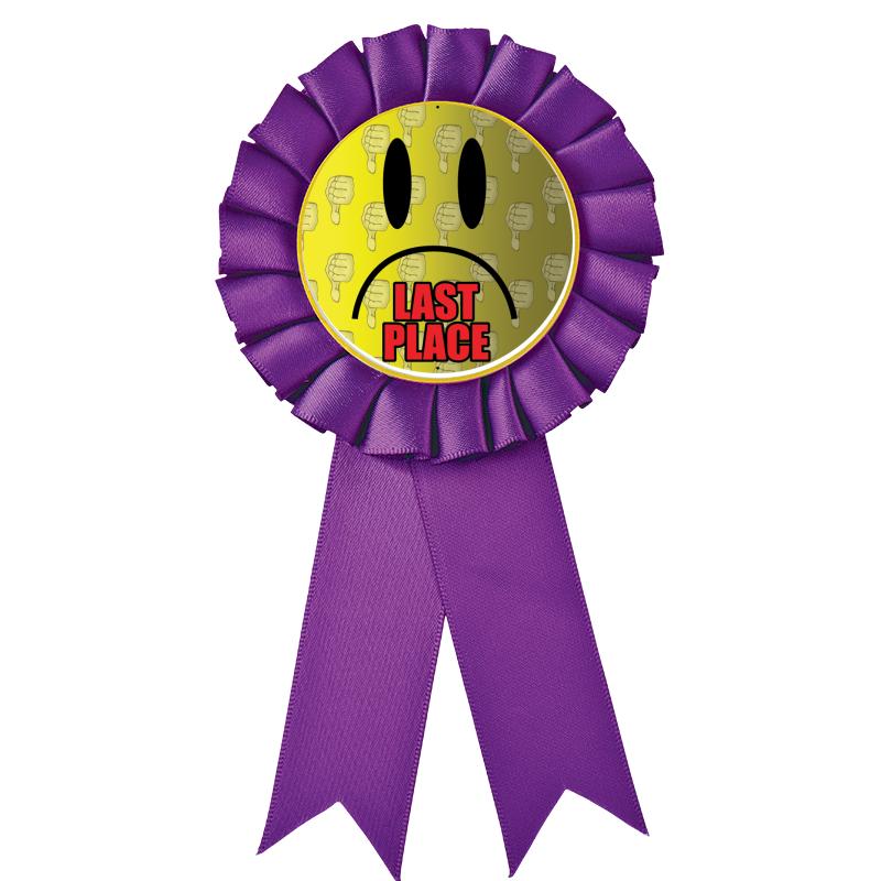 PURPLE MYLAR ROSETTES