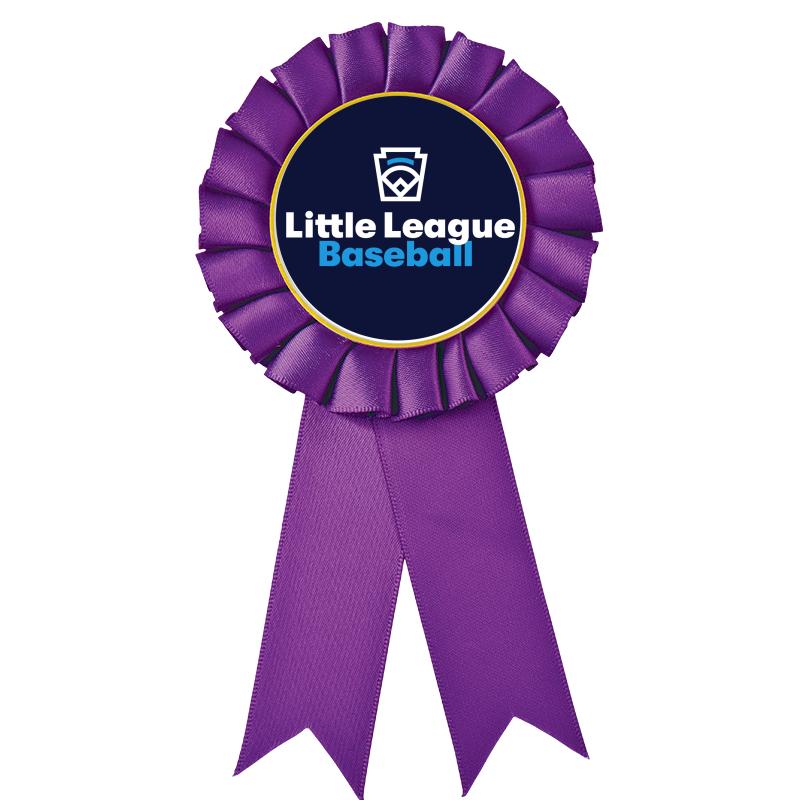 PURPLE MYLAR ROSETTES