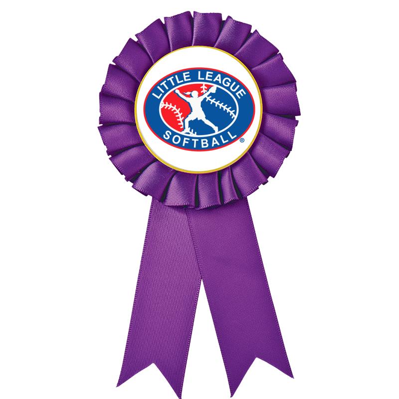 PURPLE MYLAR ROSETTES