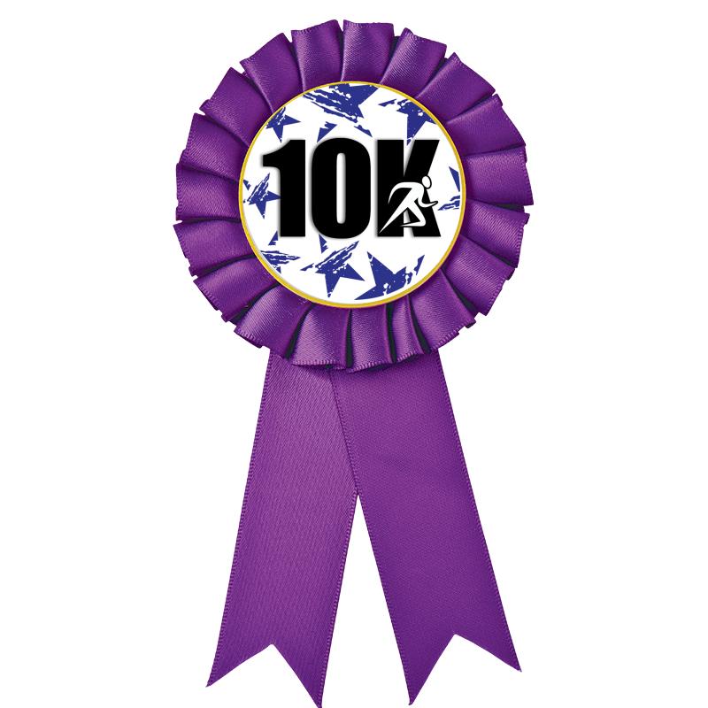 PURPLE MYLAR ROSETTES