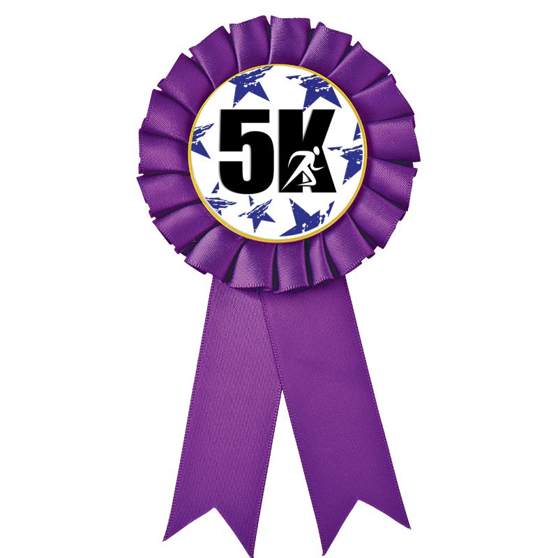 PURPLE MYLAR ROSETTES