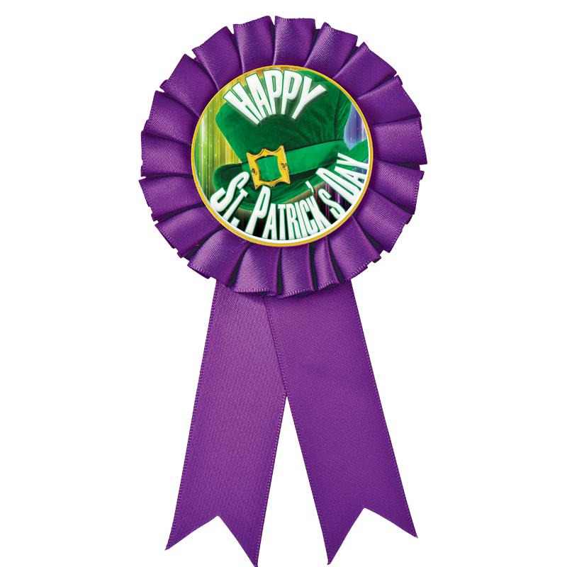 PURPLE MYLAR ROSETTES