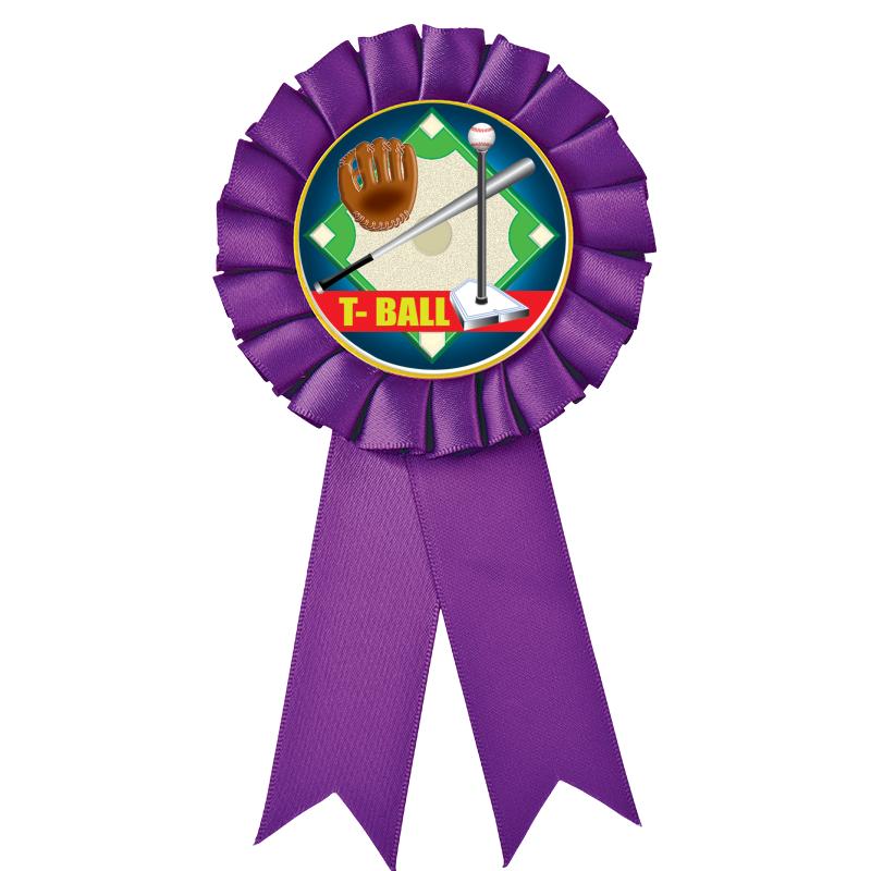 PURPLE MYLAR ROSETTES