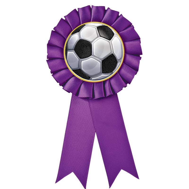 PURPLE MYLAR ROSETTES