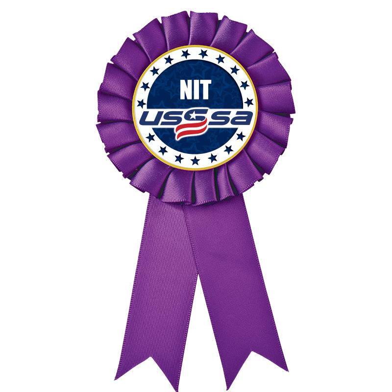 PURPLE MYLAR ROSETTES