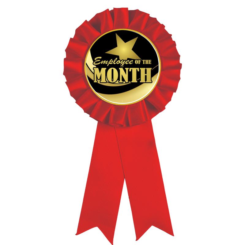 RED MYLAR ROSETTES
