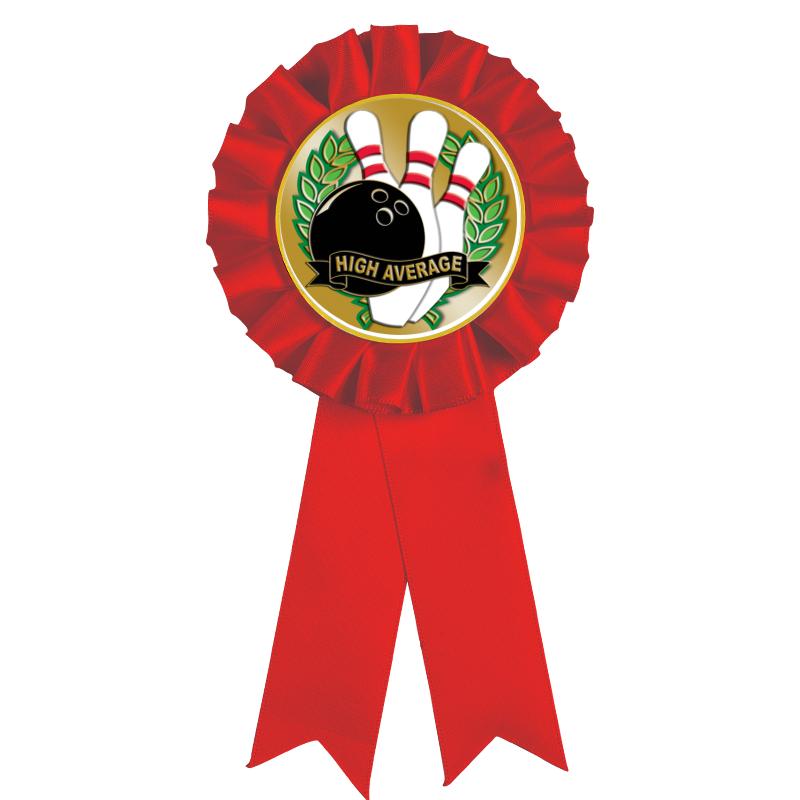 RED MYLAR ROSETTES