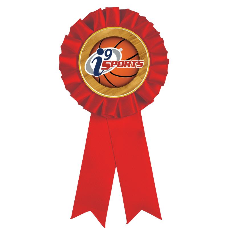 RED MYLAR ROSETTES