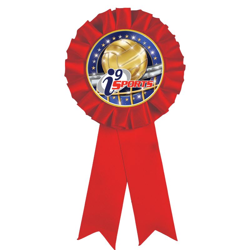 RED MYLAR ROSETTES