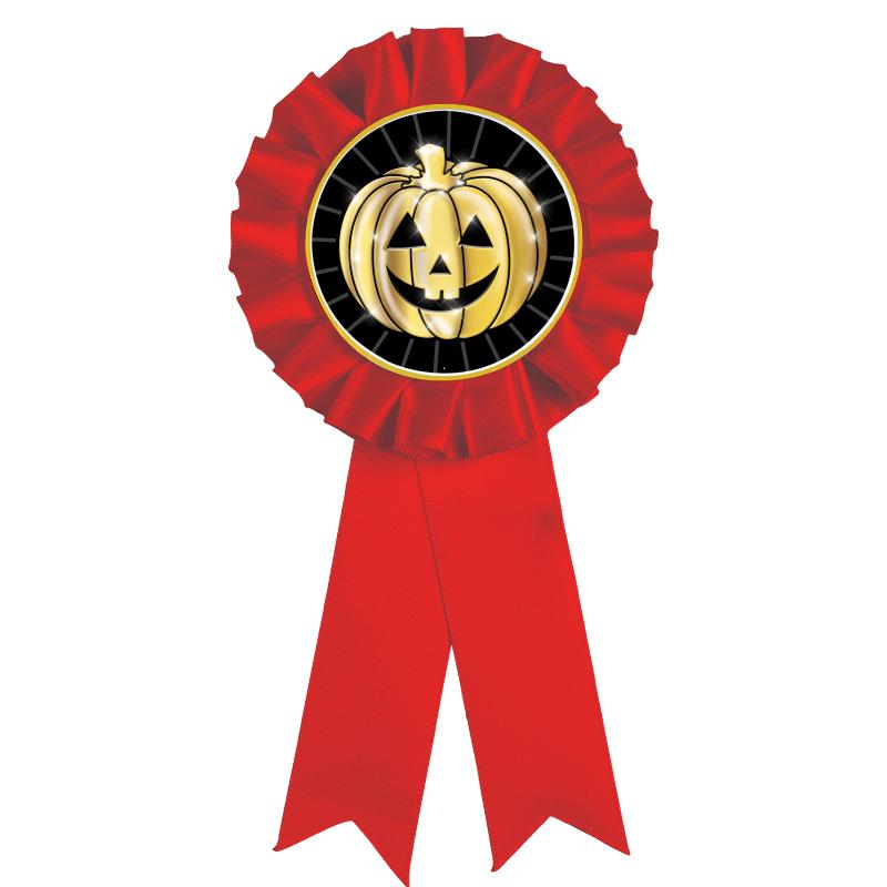 RED MYLAR ROSETTES