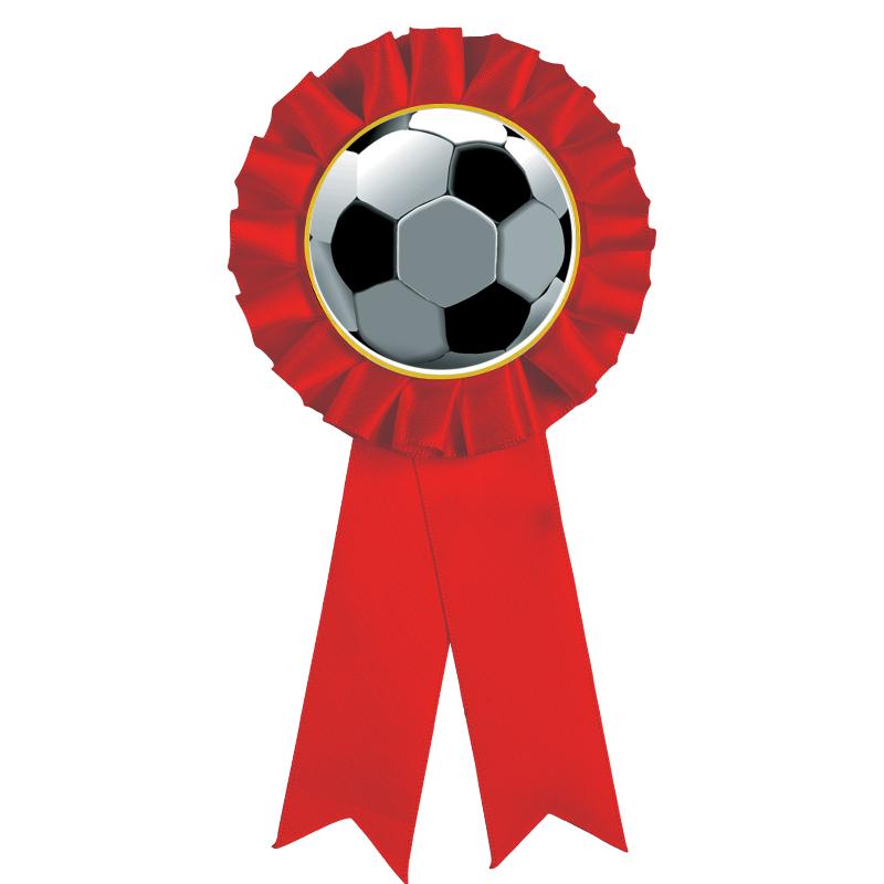 RED MYLAR ROSETTES