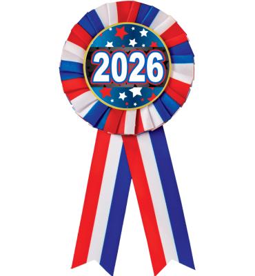 Red, White, & Blue Rosette Ribbon