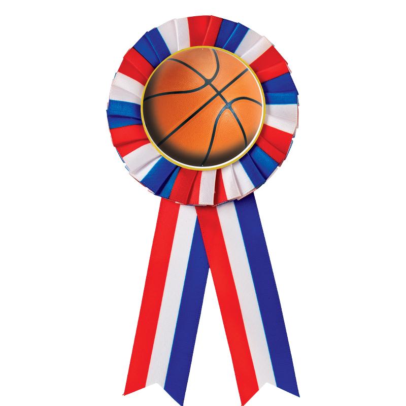 RED/WHITE/BLUE MYLAR ROSETTES