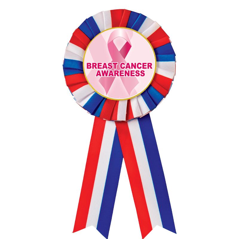 RED/WHITE/BLUE MYLAR ROSETTES