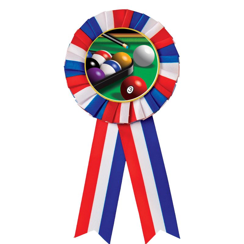 RED/WHITE/BLUE MYLAR ROSETTES