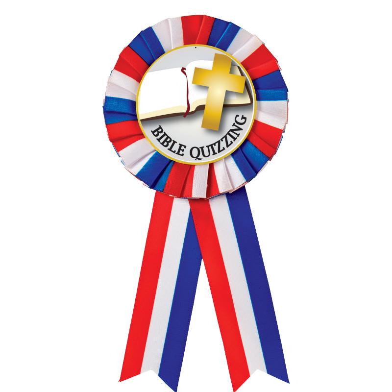 RED/WHITE/BLUE MYLAR ROSETTES