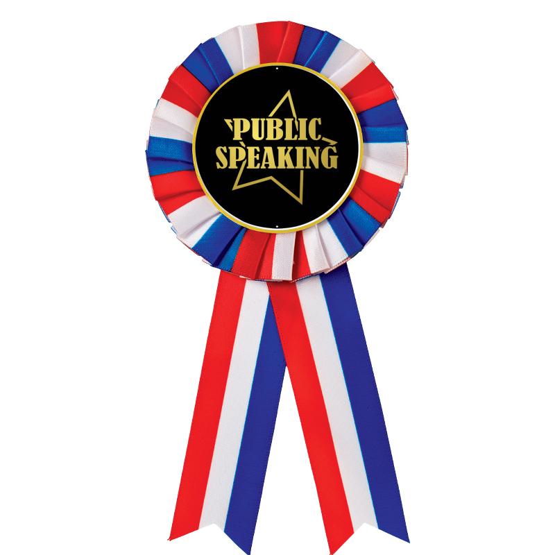 RED/WHITE/BLUE MYLAR ROSETTES