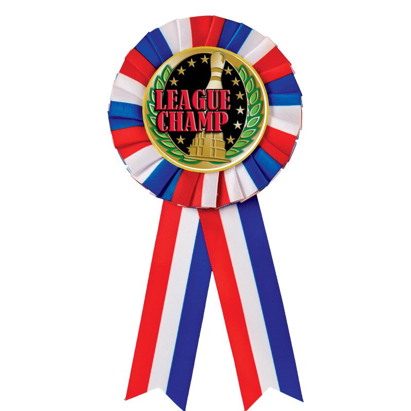 RED/WHITE/BLUE MYLAR ROSETTES