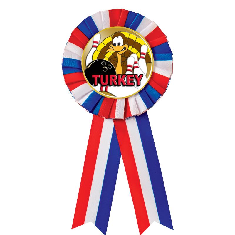 RED/WHITE/BLUE MYLAR ROSETTES