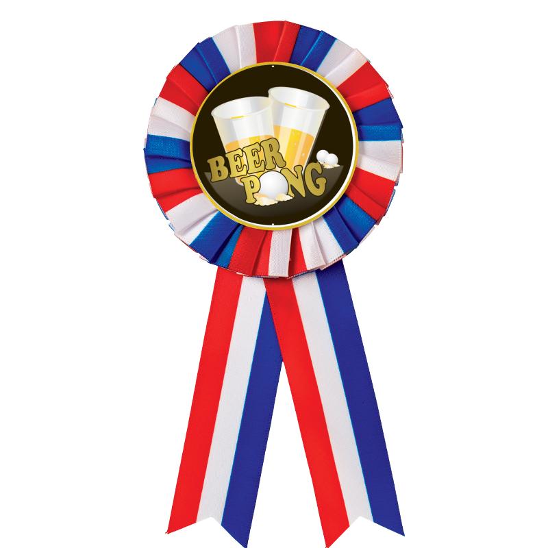 RED/WHITE/BLUE MYLAR ROSETTES