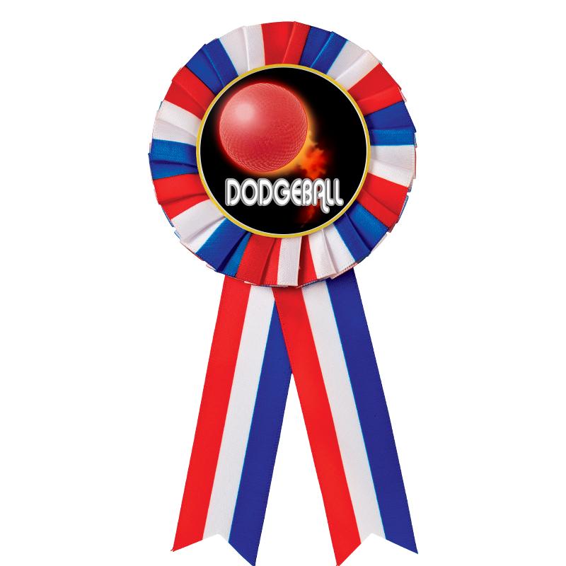 RED/WHITE/BLUE MYLAR ROSETTES